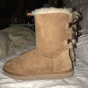 UGG Shoes - Brown Bailey Bow Ugg Boots UGG Shoes - Brown Bailey Bow Ugg Boots